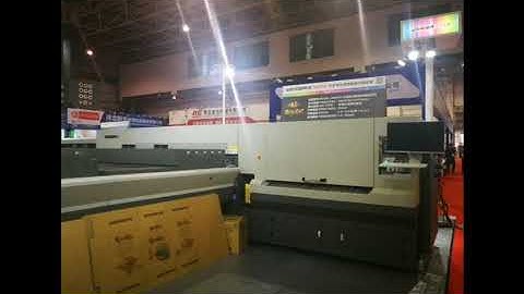 WDR200 single pass corrugated carton digital printer connect with high speed slotting machine