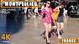 MONTPELLIER FRANCE 2023 Walking Tour 4K Ultra HD