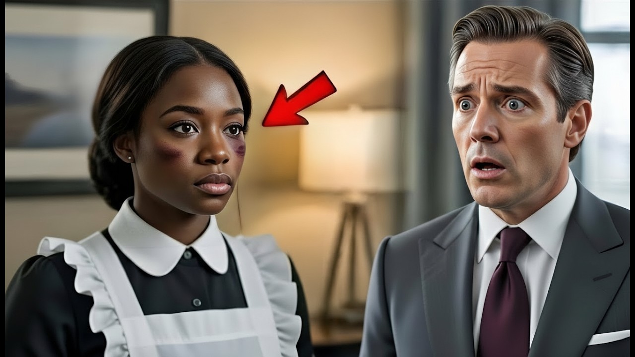 The Billionaire Wakes Up Early and Saw His Maid with Marks… His Reaction Left Everyone in Shock