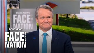 Bank of America CEO Brian Moynihan says consumers are "more cautious" amid Trump policies