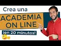 Crea una Academia Online en WordPress en 20 minutos