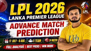 LPL 2026 Advance Match Prediction, Lanka Premier League 2026 Advance Match Prediction  screenshot 1