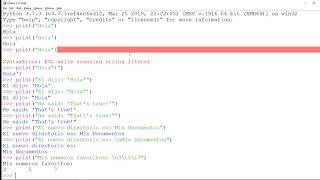 06 ESP Python 3   Texto 1 Basicos sobre texto