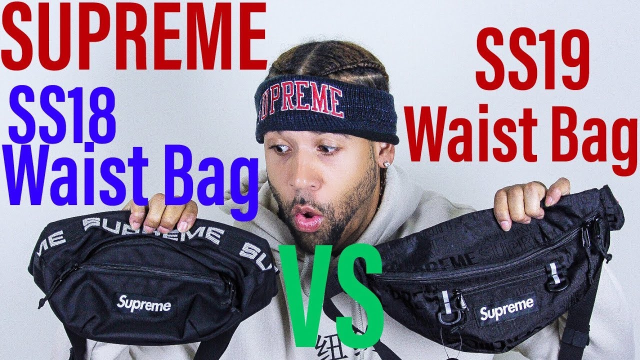 Supreme Waist Bag Ss18 Authentic Vs Fake