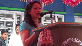 Ankita Sumargi at Nepal-India Literature Festival 2018, Hetauda, Nepal