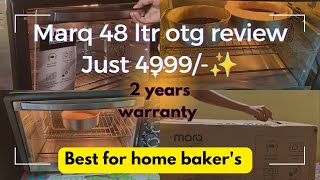 Marq 48 ltr OTG review in tamil|•dailyday cakes & vlogs•| low price best OTG.     #otg #review