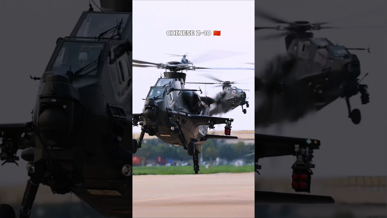 Z-10 🇨🇳 Chinese Attack Helicopter 🇨🇳 Changhe Z-10 🇨🇳 Several Z-10 Helicopter Swarm Together in Group