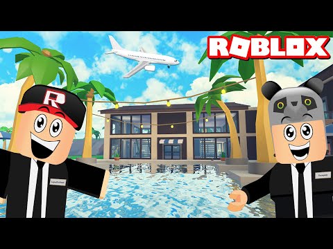 Tatil Köyü Kurduk!! İçinde Uçak Pisti Bile Var - Panda ile Roblox Tropical Resort Tycoon