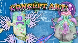 My Singing Monsters - Wublin Spacecraft Concept Arts!