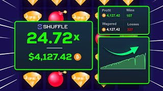 The SAFEST Mines Strategy for PROFIT! (Shuffle)