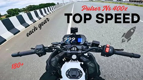 Bajaj Pulser NS400z 🚀 | TOP SPEED🔥| Better than R3 ??