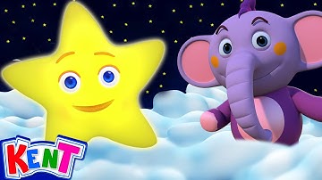 Twinkle Twinkle Little Star⭐💫| Nursery Rhymes and Kids Songs | Kent The Elephant