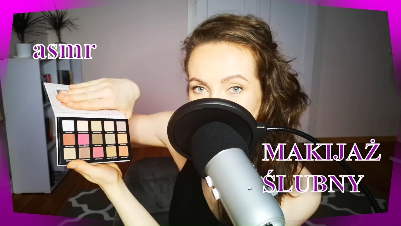 ASMR po polsku - Robię Ci makijaż ślubny #Roleplay (bliski szept)