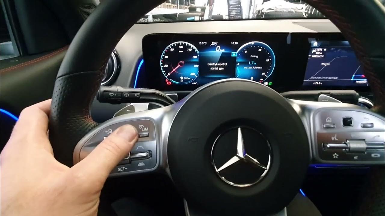 Resetear presión de neumáticos Mercedes Benz AMG. Reset TPMS light on