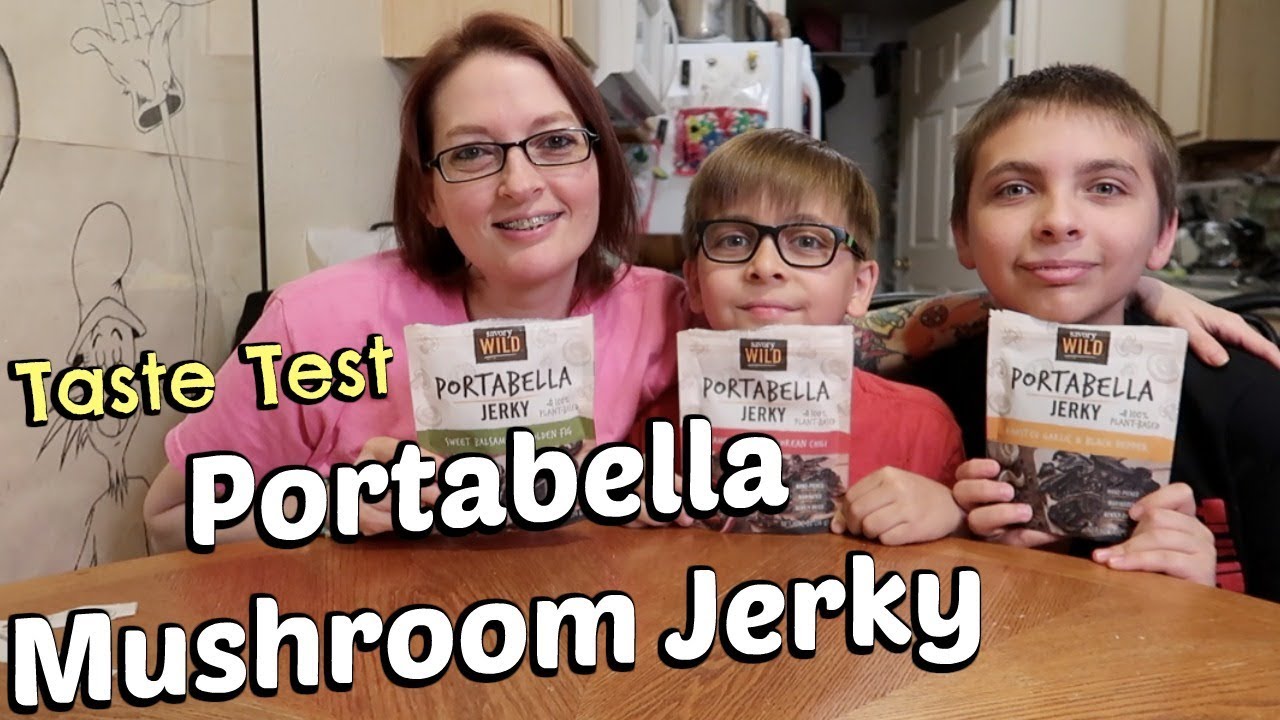 Portabella Mushroom Jerky Taste Test YouTube