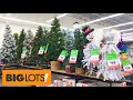 BIG LOTS CHRISTMAS TREES CHRISTMAS DECOR DECORATIONS SHOP WITH ME SHOPPING STORE WALK THROUGH