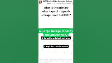 iGCSE Computer Science 0478 0984 Paper 1 Unit 3 q071 v1