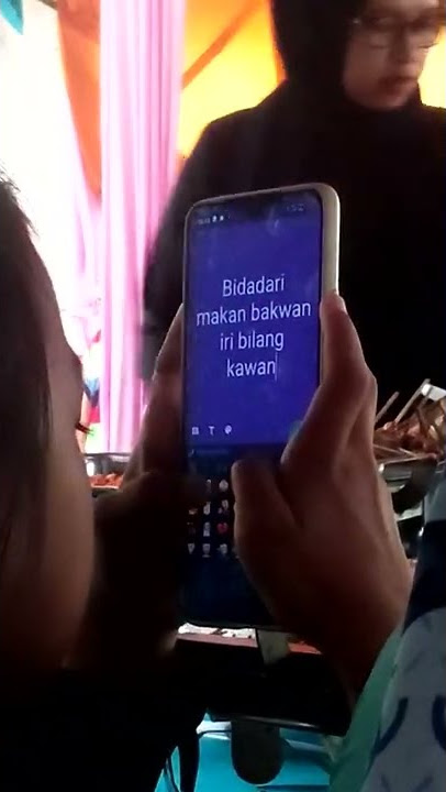 bidadari makan bakwan iri bilang kawan