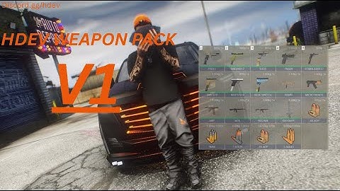 (NEW) HDEV Weapon Pack V1 | Custom Add On Weapons for FiveM Servers | discord.gg/hdev