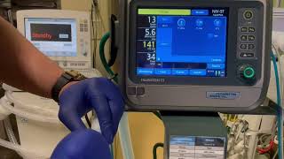 Using a Hamilton T1 ventilator as a BIPAP