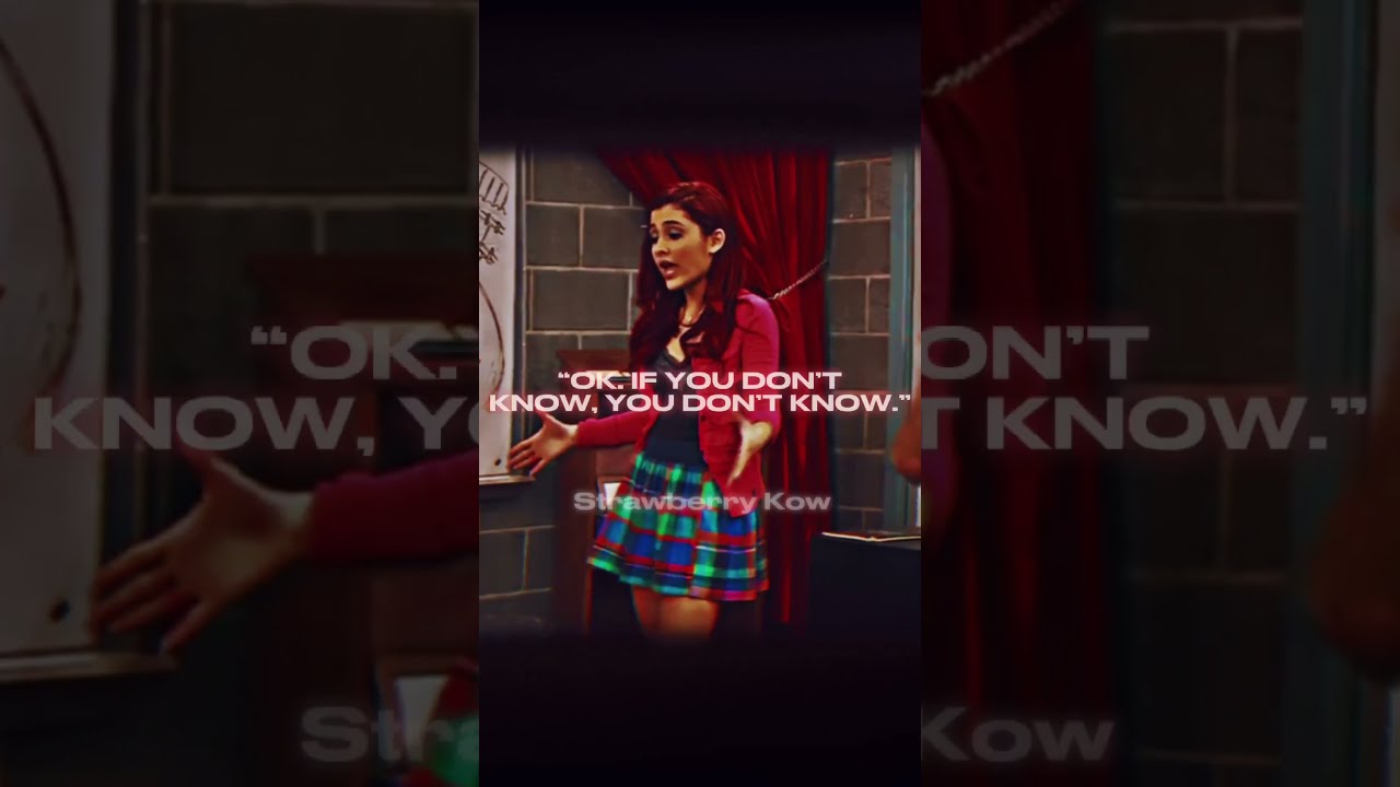 Cat Slaps Beck You Re The Man Victorious Arianagrande Catvalentine Baddie