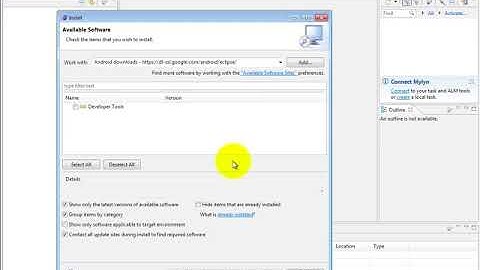 lesson01 02 Installing the Android SDK and the ADT Plugin for E