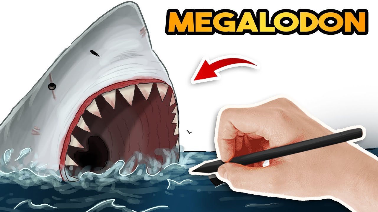 Diorama DIY de Megalodonte 🦈 