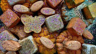 Juicy brownies🫠✨l asmr l satisfying video l chalk crush l soft chalk l  screenshot 5