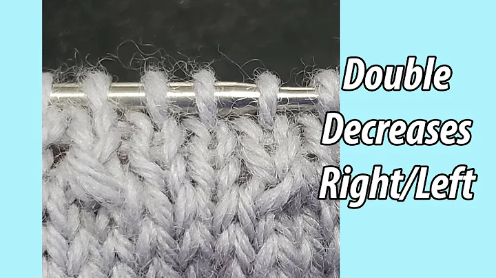Right and Left Leaning Double Decreases