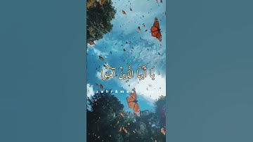 { إن الله وملائكته يصلون على النبي يا أيها الذين آمنوا صلوا عليه } 🍃|| القارئ إسلام صبحي 🤍 ...