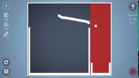 Check out how I solved level 7 in Brain It On! #BrainItOn