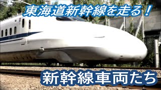 【迫力満点！】東海道新幹線のN700系やドクターイエローたち The Shinkansen is the fastest train in Japan.