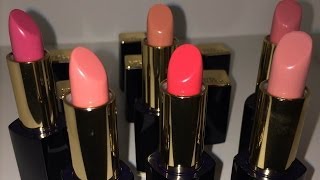 LIPSTICK SWATCHES // Estée Lauder PURE COLOR LOVE Lipstick