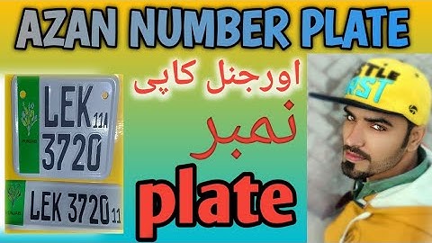 how to make embossed plate number | original copy plates | NumberPlate (Embossed Plate Making)