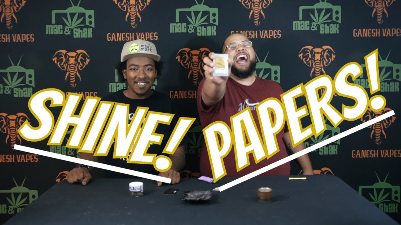 Mac and Shak PRODUCT REVIEW// SHINE PAPERS !GOLD!