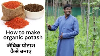 How to make organic potash by akash chourasiya, जैविक पोटाश कैसे बनाएं