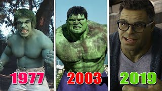 Evolution of Hulk Movies  1977-2019