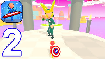 Shield Master - Gameplay Walkthrough Part 2 All Levels 11 - 18 (Android, iOS)