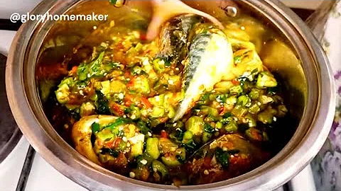 Easy And Quick Okra Stew With Fish In Minutes | Nigeria Okro Soup | African Food | Glory Homemaker