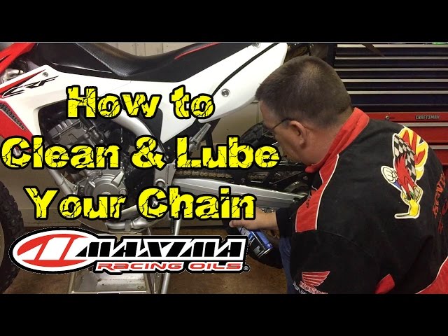 How to Clean and Lube a Motorcycle Chain 🏍⛓ 