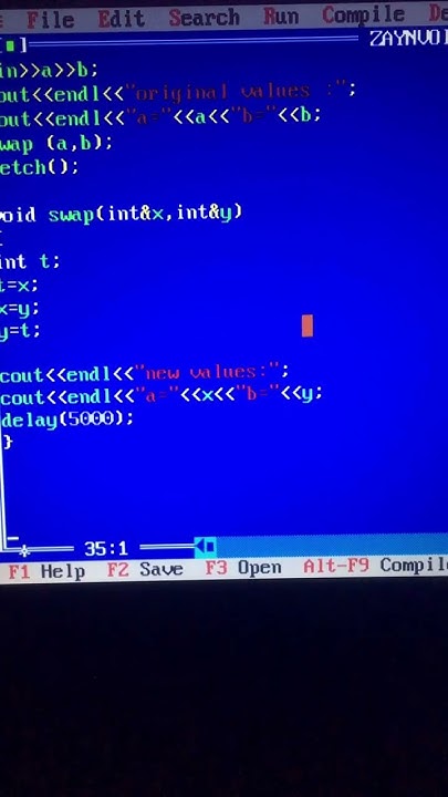 Swap function in C++ - YouTube