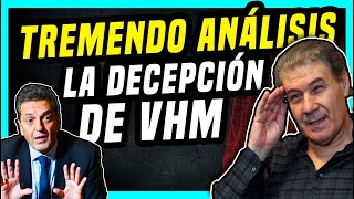 La decepción de Víctor Hugo Morales por la candidatura de Massa