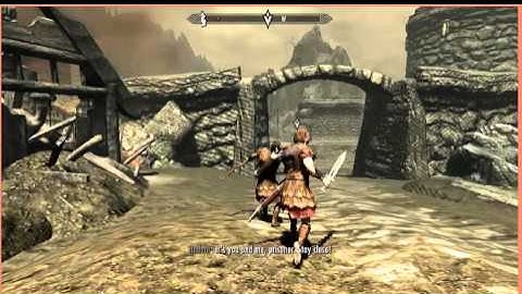 skyrim part 1 the noob