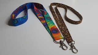 HOW TO SEW A LANYARD