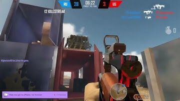 Bullet Force TDM in Outpost map. Multiplayer Gameplay video, 3 January 2024