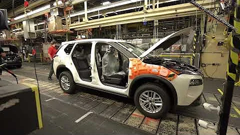 Car Factory - 2021 Nissan Rogue Production In Tennessee U.S.A
