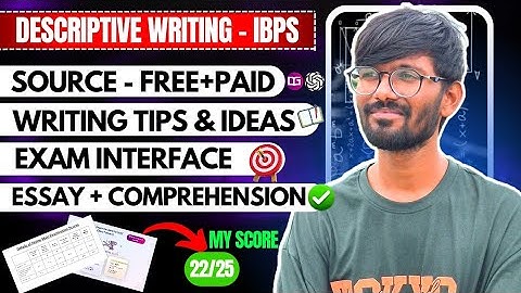 IBPS PO Mains 2025 ✍️💻 | Descriptive Writing Tips, Essay & Comprehension Guide 🚀