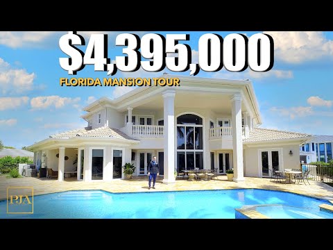 $4 MILLION DOLLAR MANSION TOUR  | Luxury home Tour | Boca Raton, Florida | Peter J Ancona Vlog 93