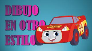Dibujando al Rayo McQueen al estilo de Thomas y sus Amigos! || Dibujo a detalle