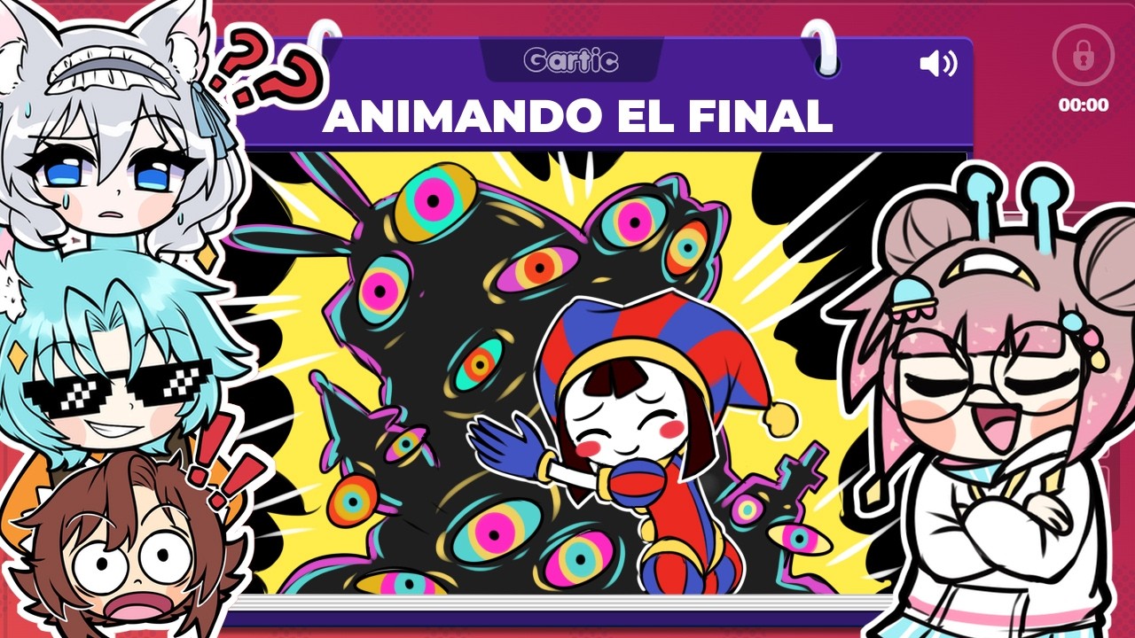 Animamos las teorías del capítulo final del digital circus en GARTIC PHONE